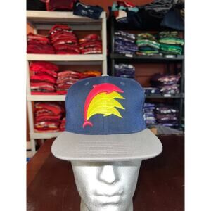 Pink Dolphin Snapback Hat Blue Logo Cap Headwear Pink+ Clothing OS